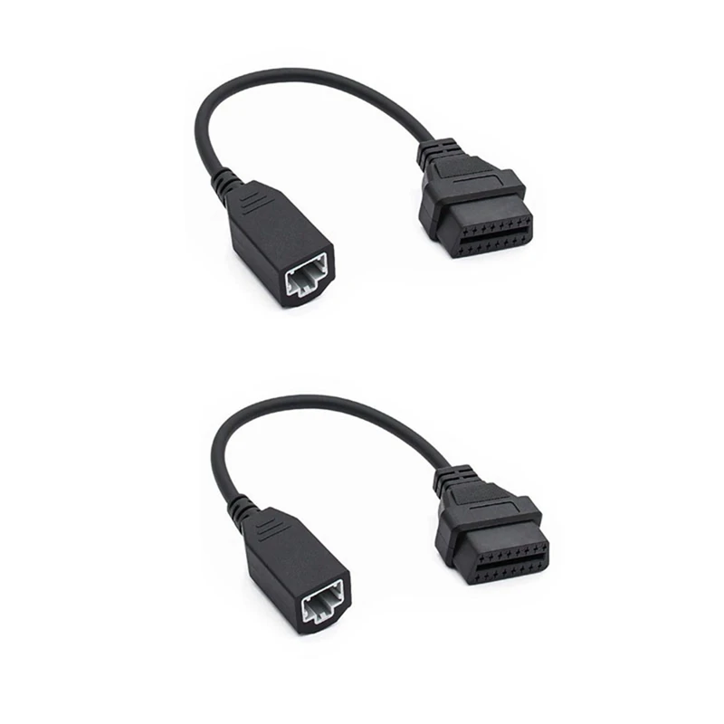 

2PCS OBD2 For Honda 3Pin OBD1 Adapter OBD2 OBDII For Honda 3 Pin To 16 Pin Connector Compatible Diagnostic Tool Parts