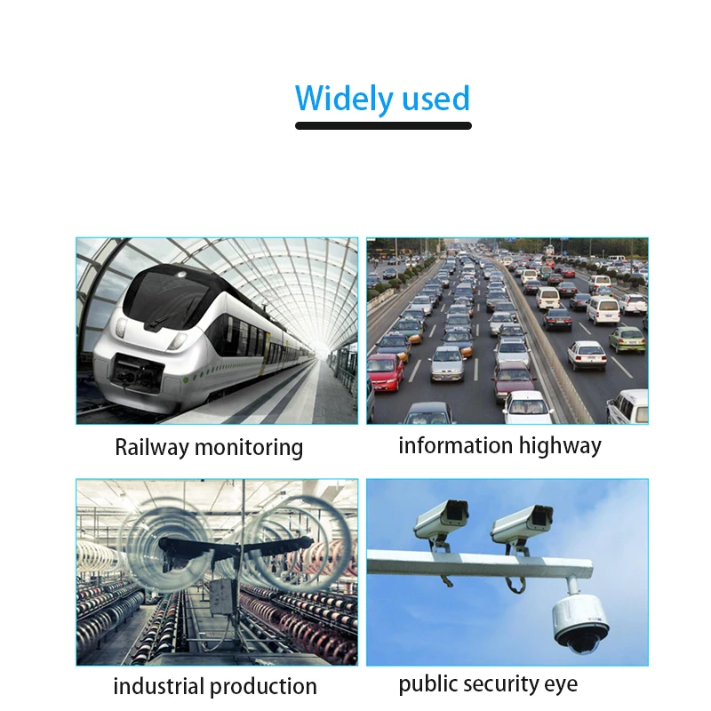 네트워크 스위치 8포트 산업용 스위치 신호 강화 스위치 100M RJ-45 LAN 어댑터 DIN 레일 유형 인터넷 분배기 어댑터