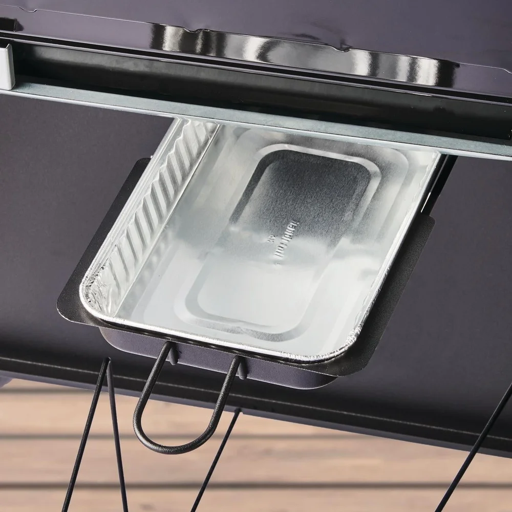 Revêtement de poêle à graisse en aluminium, 5 paquets, pour griller en plein air, cuisson de la viande et des légumes, nettoyage facile, barbecue pique-nique, gril au charbon de bois à gaz