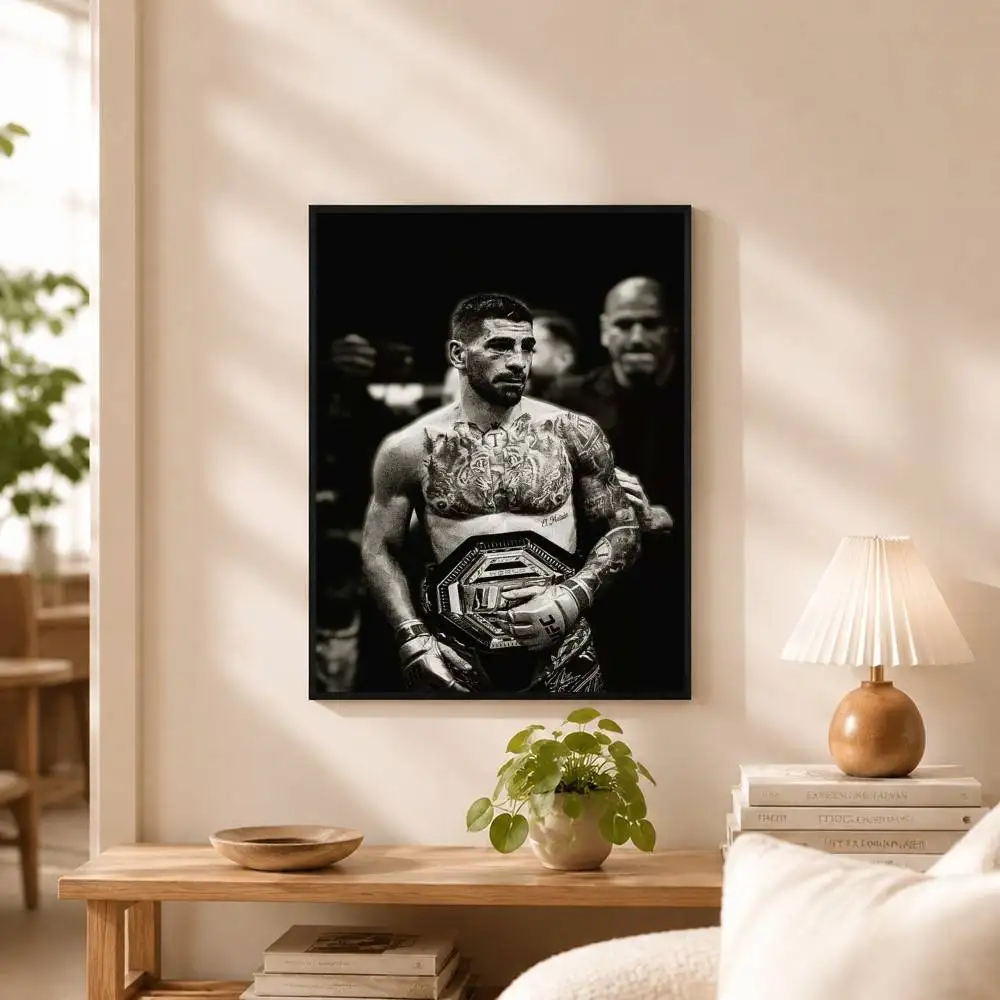Fighter I-Ilia Topuria Poster High Quality Dorm Living Room Aesthetic Wall Decoration Painting Stickers Gift