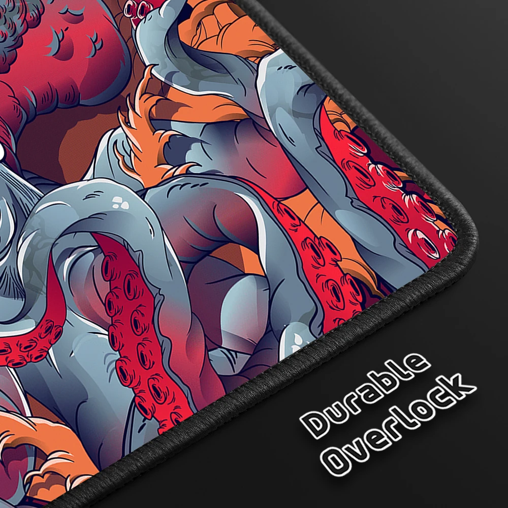 Waterproof Gaming Mouse Pad 45*40cm Gamer Professional E-Sports Mousepad Octopus Balance Computer Mouse Mat Premium Keyboard Mat