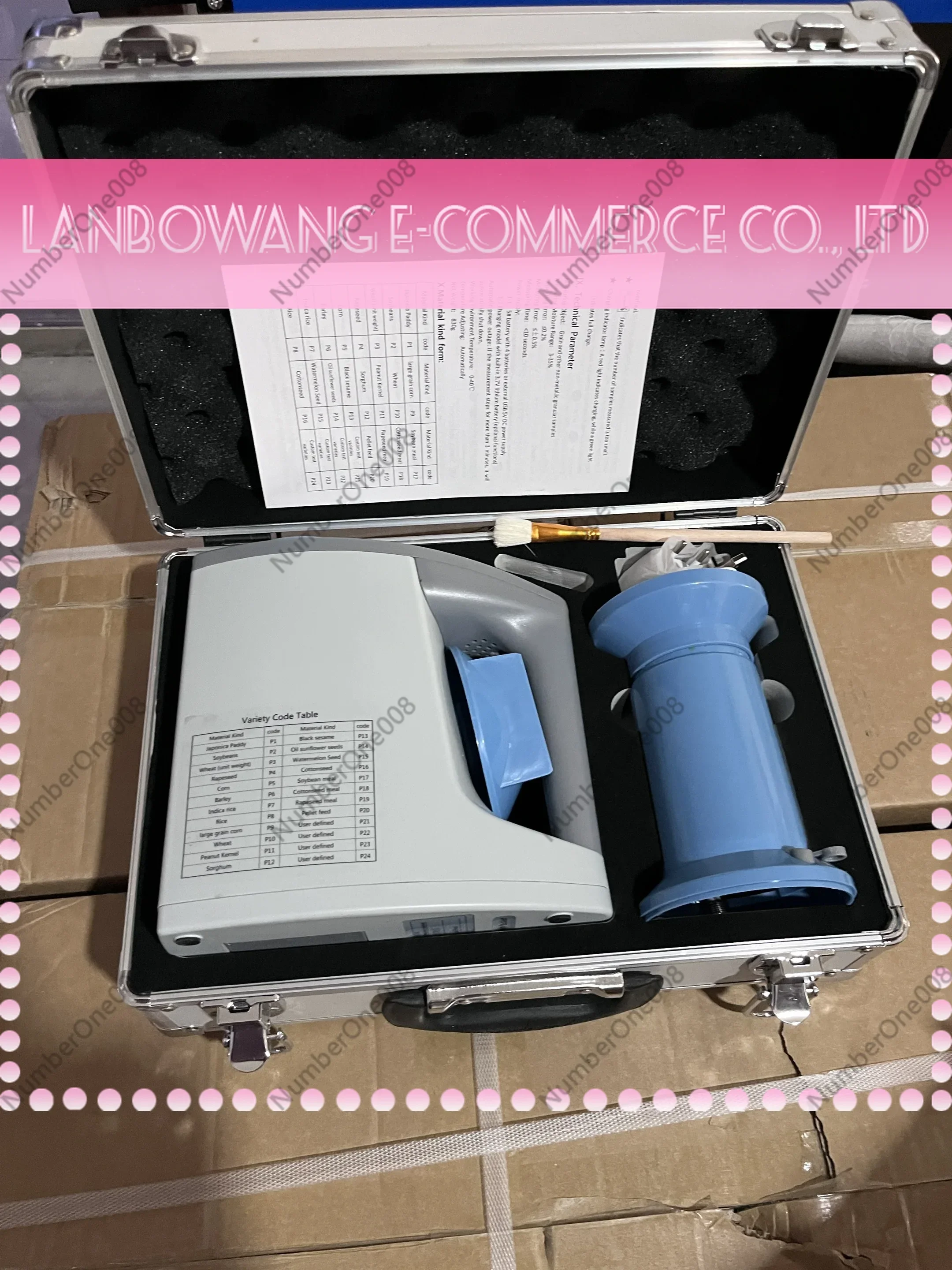 High Precision LDS-1G Automatic Digital Grain Moisture Tester Grain Corn Wheat Moisture Humidity Gauge Meter Tester Detector