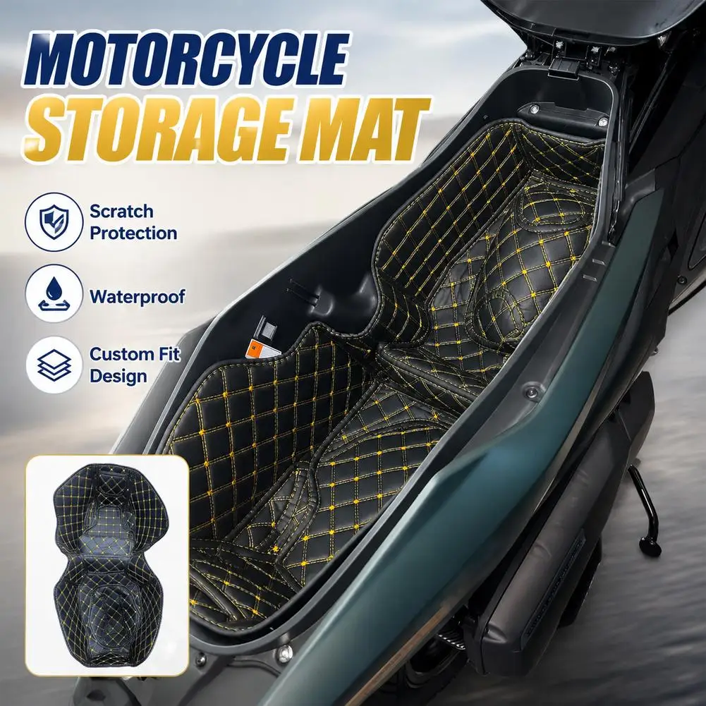 PU Leather Under-Seat Liner For Zontes 150X Waterproof  Shockproof Storage Pad Protective Accessories ﻿2026