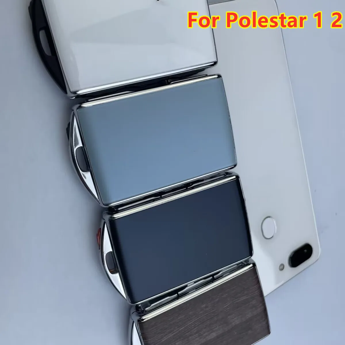 

Durable Alloy Key Remote Control Case Fob Shell Cover Replace For Polestar 1 2