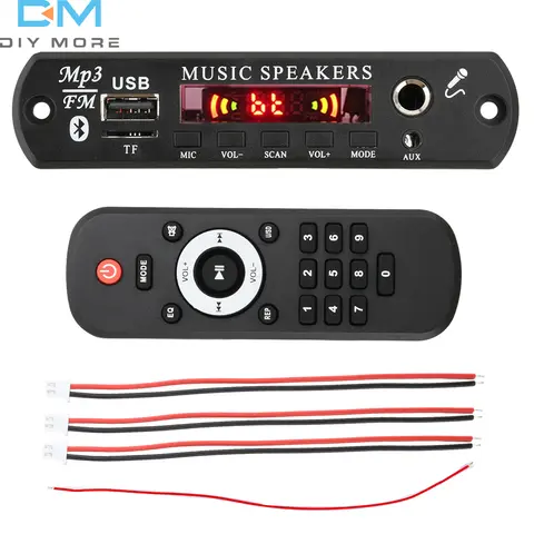 12V 블루투스 5.3 MP3/WAV/FLAC/APE 디코더 보드 30W + 30W 자동차 오디오 USB TF FM 라디오 모듈 MP3 블루투스 음악 플레이어