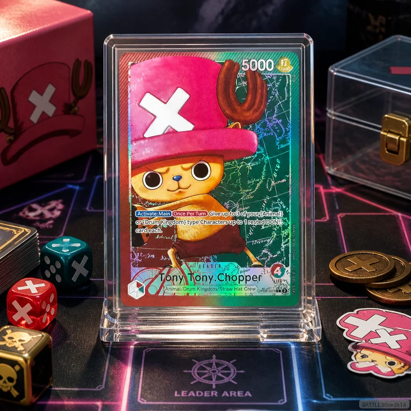 Tony Tony Chopper OP08-001 en DIY OPCG Collection Cards Self Made Single Card Classic Game Anime Card Gift Toy 5PCS 10PCS Set