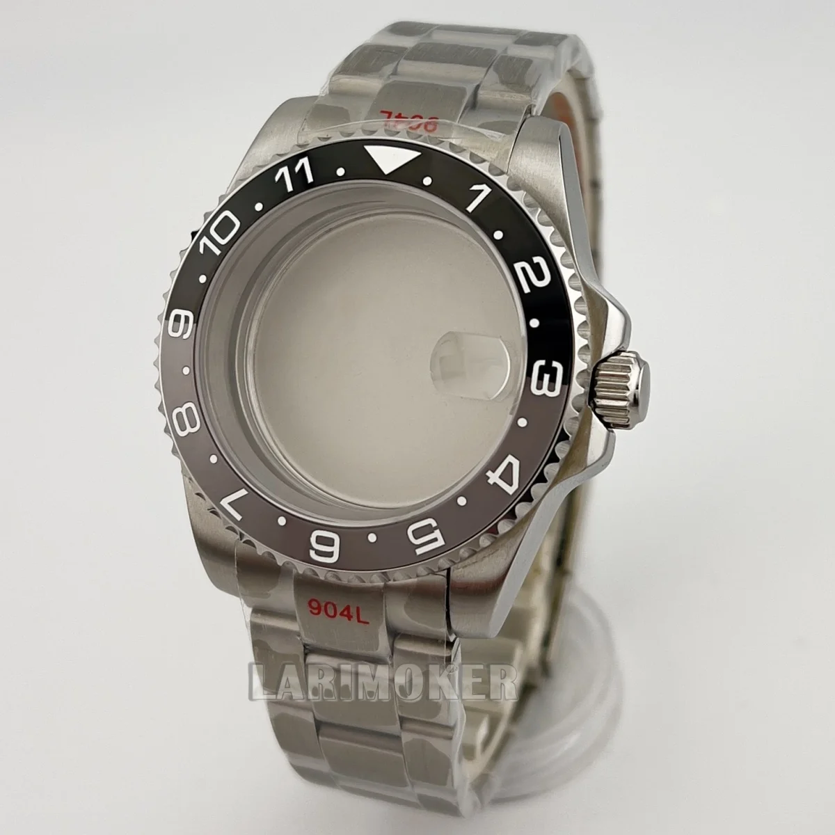 Caja de buceo de 40mm, pulsera con bisel de cerámica, cristal de zafiro NH34 NH35 NH36 NH38 NH39 NH70 ETA2824 PT5000, movimiento resistente al agua