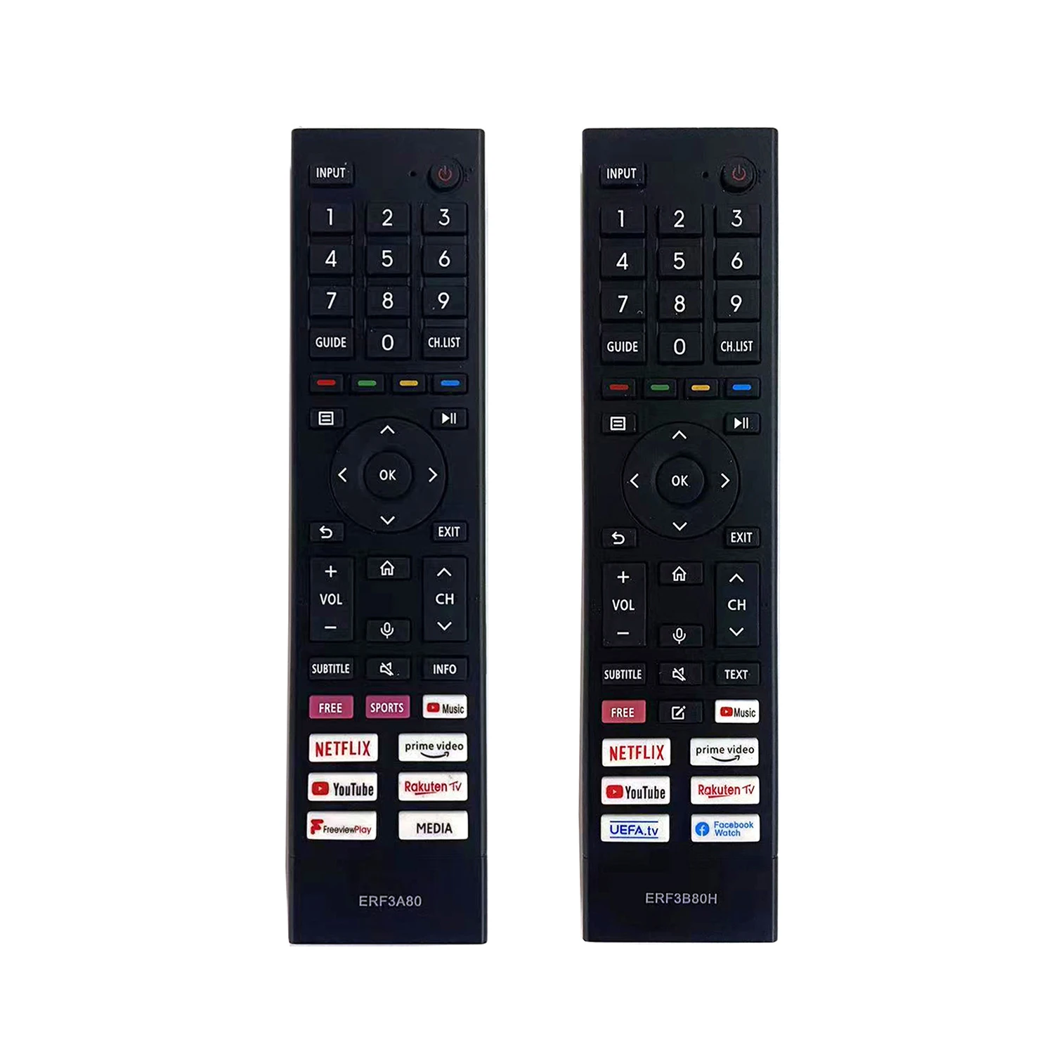 

ERF3A80 ERF3B80H Replaced Remote for HISENSE Smart Android TV Remote Control 75A6G 75A6GTUK 65A6GTUK 43A6GTUK 50A6FG 50A70GQ
