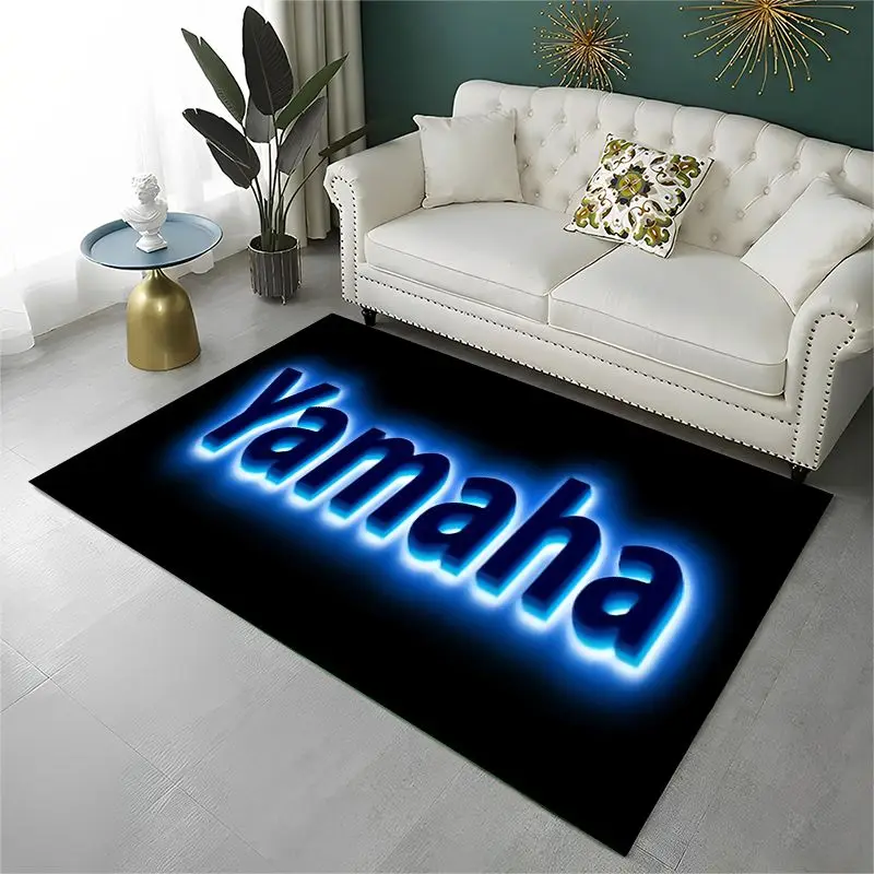 Racing Moto Y-Yamaha Retro Sign Non-Slip Area Rug for Living Room,Bedroom,Playroom,Soft Carpet Floor Mat Home Decor Rug  Room
