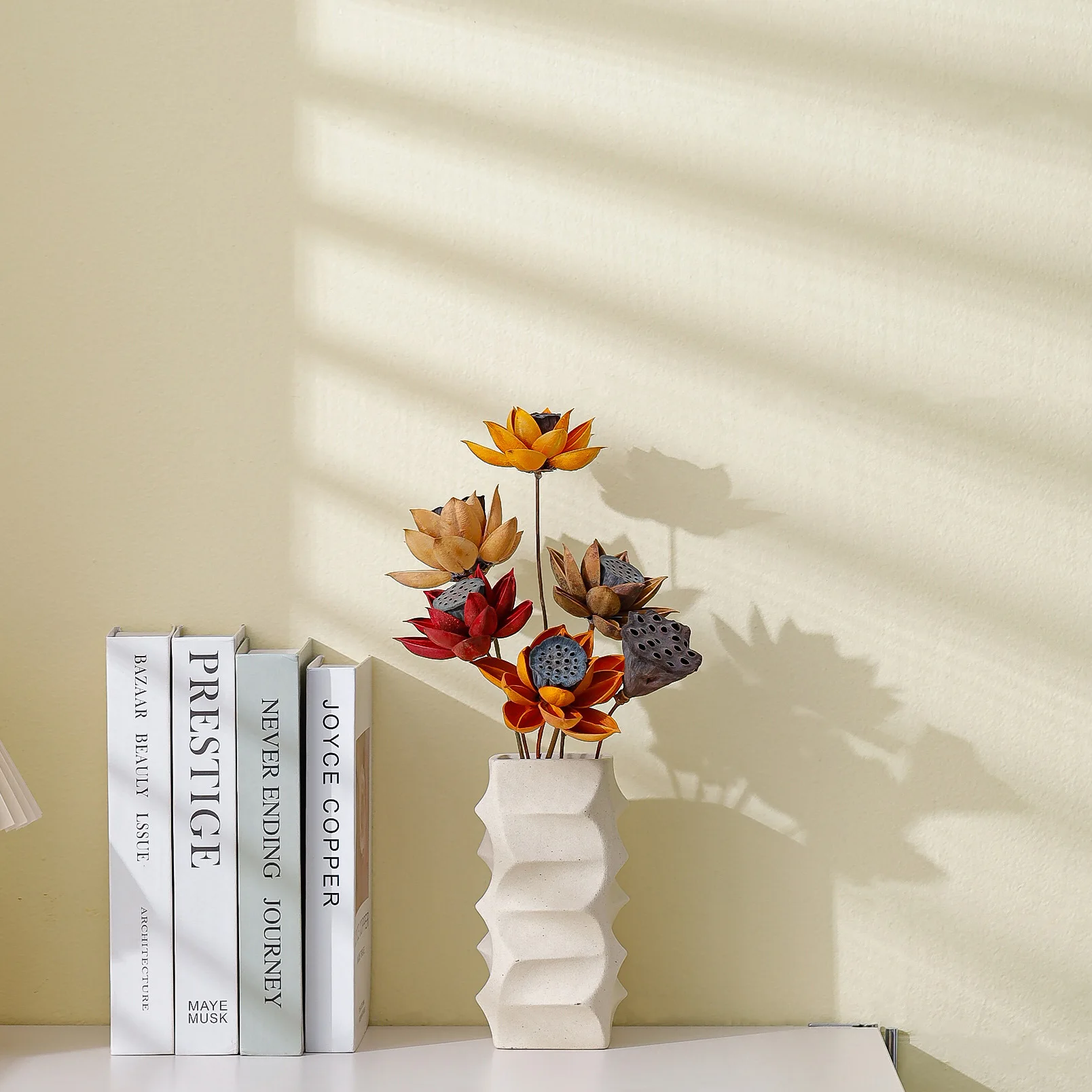 DSA Creative Geometry Advanced Sense Ceramic Vase High Value Home Office Desktop Decoration Water Flower Cultivator