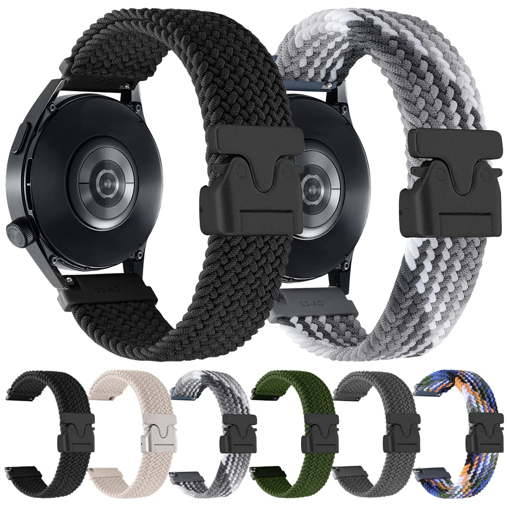 Correa deportiva elástica trenzada de 22mm para Xiaomi Watch 5 2 Pro, correa de repuesto para Mi Watch S4 S3 S2 46mm S1 Active Color 2
