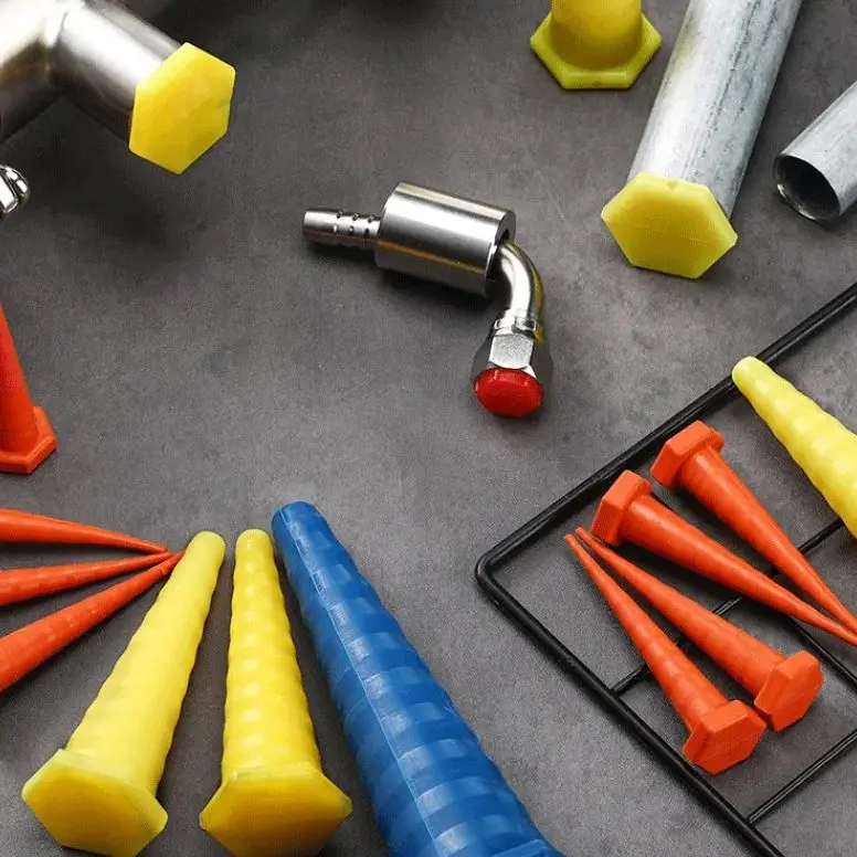 Tappi in silicone per servizio olio idraulico di dimensioni grandi, medie e piccole, tappi per tubi idraulici antigoccia