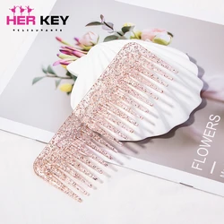 1Pcs 20 large and large pink plastic professional salon hairdressing combs to reduce hair loss and hair care tools