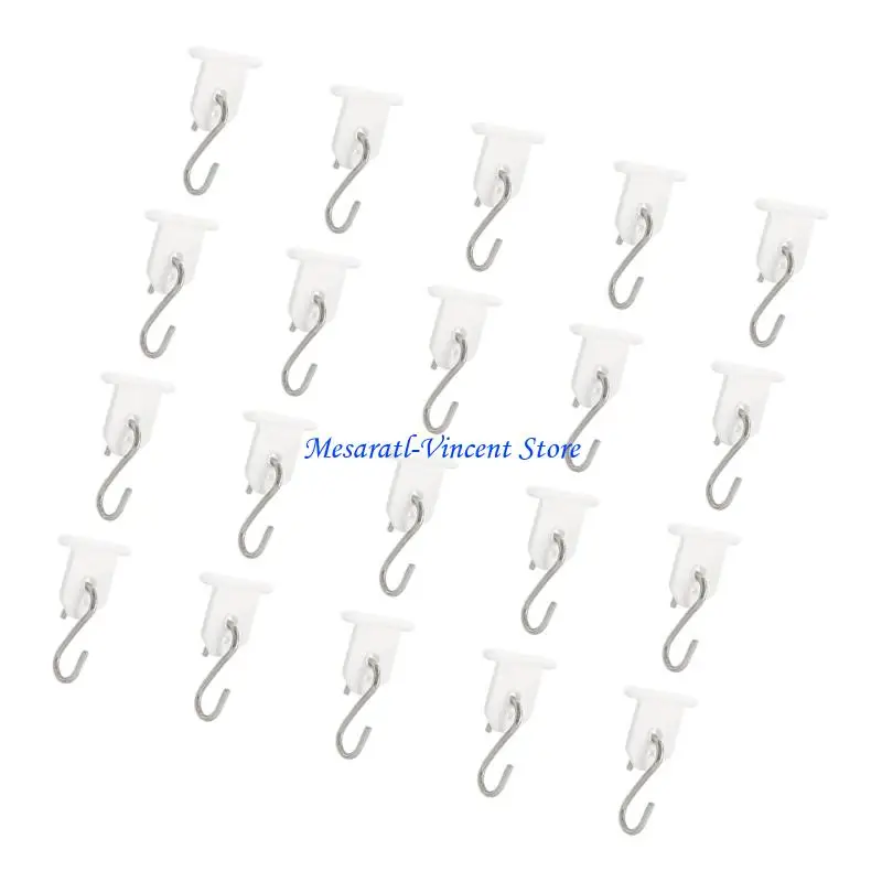 A70F Quick Installation Campers Awning Hook With Stainless Steel Carabiner For Outdoor Shelter Setup Lightweight Design