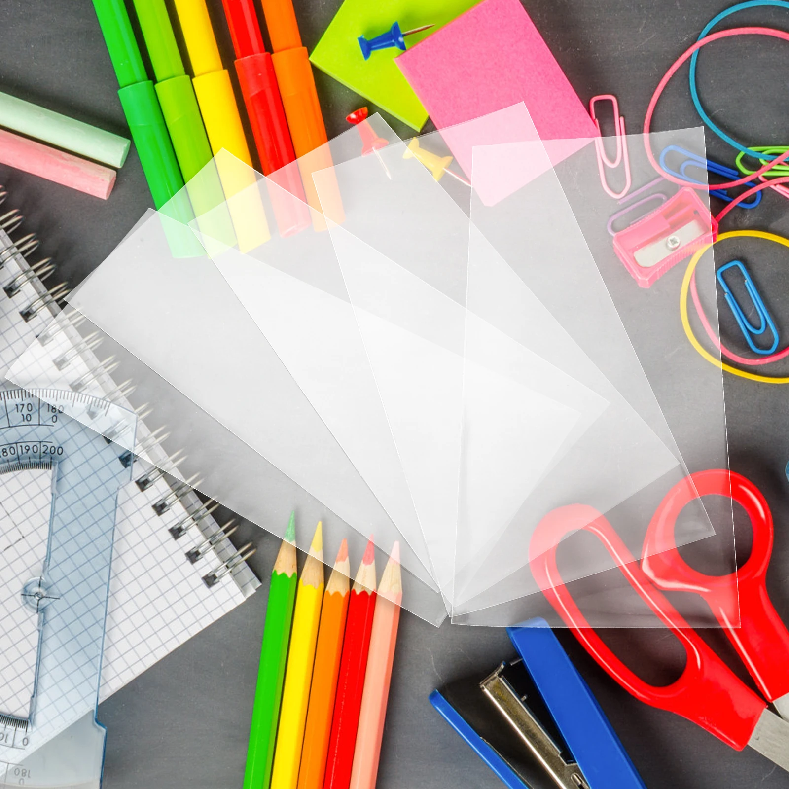 

100Pcs Paper Money Collection Sleeve Clear Banknote Storage Bags Stamp Protective Covers Bill Holder Currency Organizer