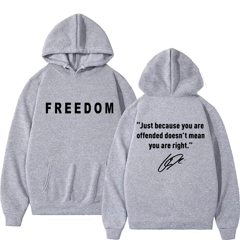 Preghiera per Charlie Kirk Freedom Felpa da uomo Abbigliamento Felpe con cappuccio di alta qualità Uomo Casual Trend Felpa con cappuccio oversize Streetwear