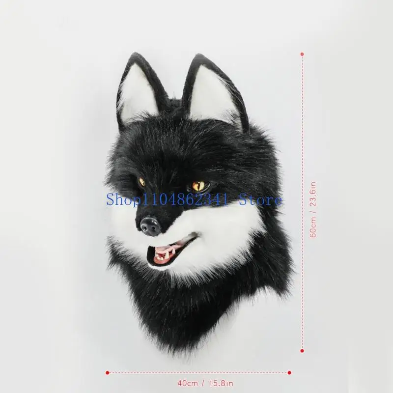 5asd 할로윈 늑대 헤드기어 코스프레 및 테마 행사를 위한 현실적인 동물 마스크