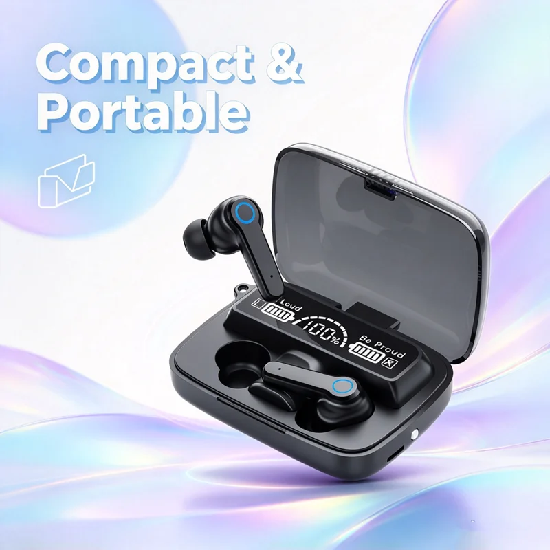 Type C Wired Earphones With Mic - Nouveaux écouteurs Bluetooth TWS 5.3, écouteurs