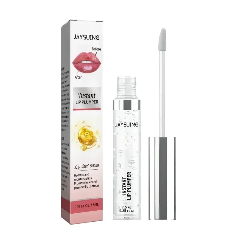 Transparente Lippen Öl Lip gloss nicht klebrig befeuchtet Lippen praller Pflege Serum Primer Anti rissige Fade Line Lippen balsam