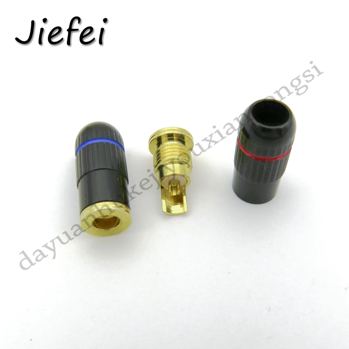 10set Audio Plug A2DC Pins Female Earphone Connectors For LS400 CKS1100 E50 E70 HiFi Headset Solder Wire Adapter DIY Headphone