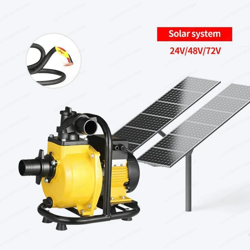 DC solar variable frequency pump 24v48v-72v large flow and high lift DC SOLAR PUMP solar pump
