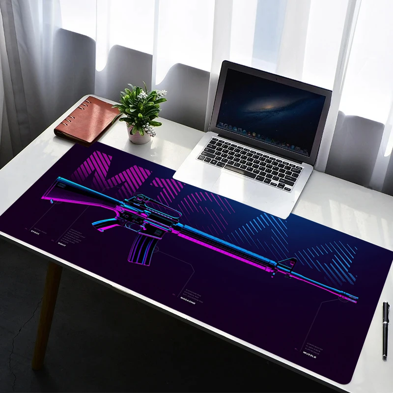 

Mouse Pad PC Non Slip Rubber Cartoon Mousepad Laptop Gamer Cabinet Keyboard Pad Office Computer Gaming Firearms Desk Mouse Mat