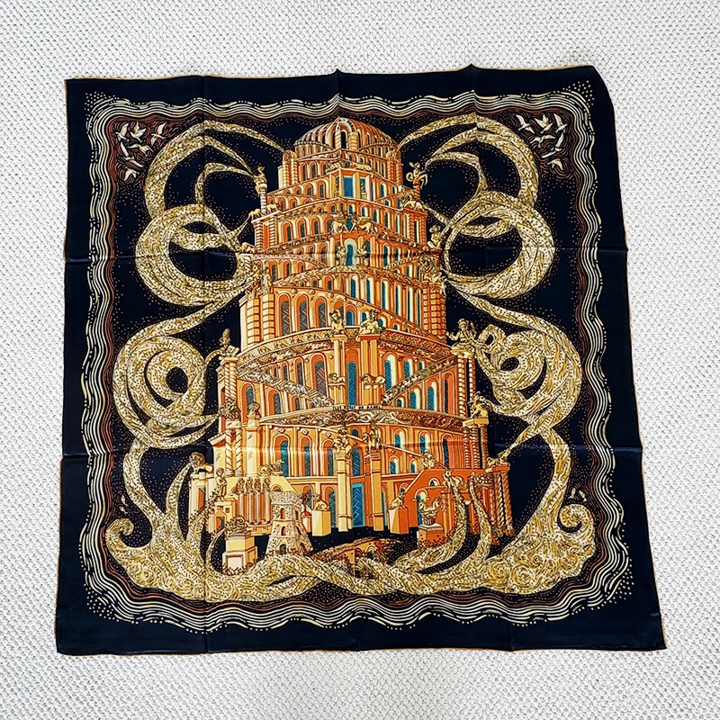 

Мягкий шелковый шарф, роскошные дизайнерские шали, банданы ручной работы с краями, аксессуары для одежды, хиджаб для волос, хиджаб, платок, женский подарок