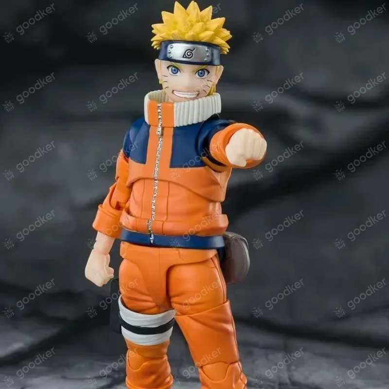Figurka kolekcjonerska Bandai SHF Naruto Juvenile Naruto, model do składania, zabawka, prezent, figurka postaci, kolekcja zabawek.