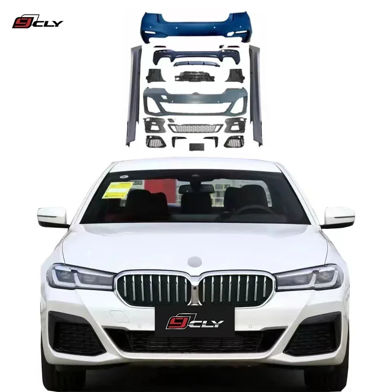 

Flash Sale!High Quality Body Kits for 5 Series G30 2018-2020 Change to Sport Racing MT Style Front+Rear Bumper Assy