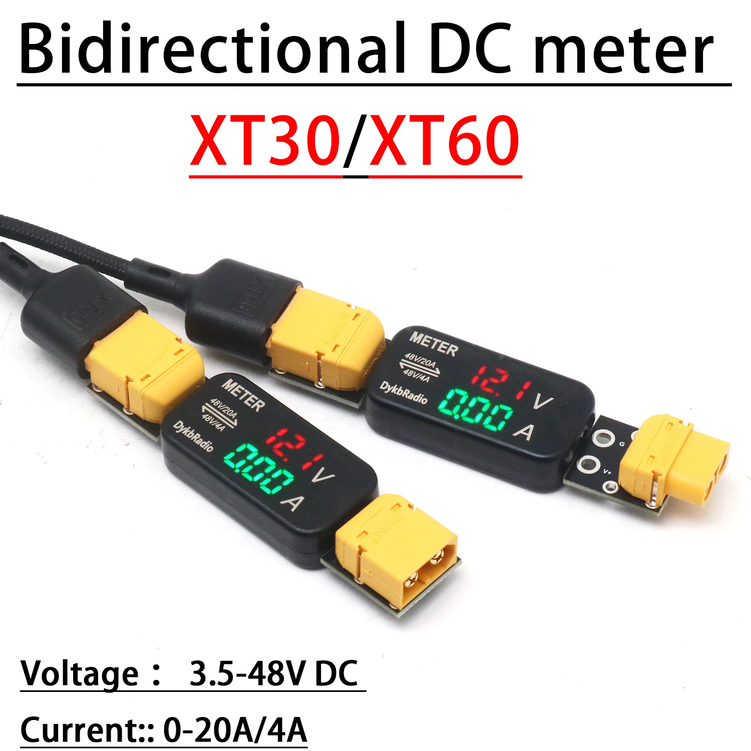 

XT60 XT30 20A двунаправленный измеритель напряжения постоянного тока RC зарядное устройство разрядное устройство тестер вольт амперметр свинцово-кислотный Lifepo4 BMS