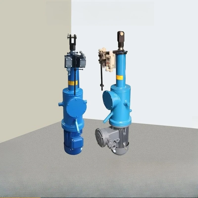 

Electro-hydraulic push rod, split straight electric push rod