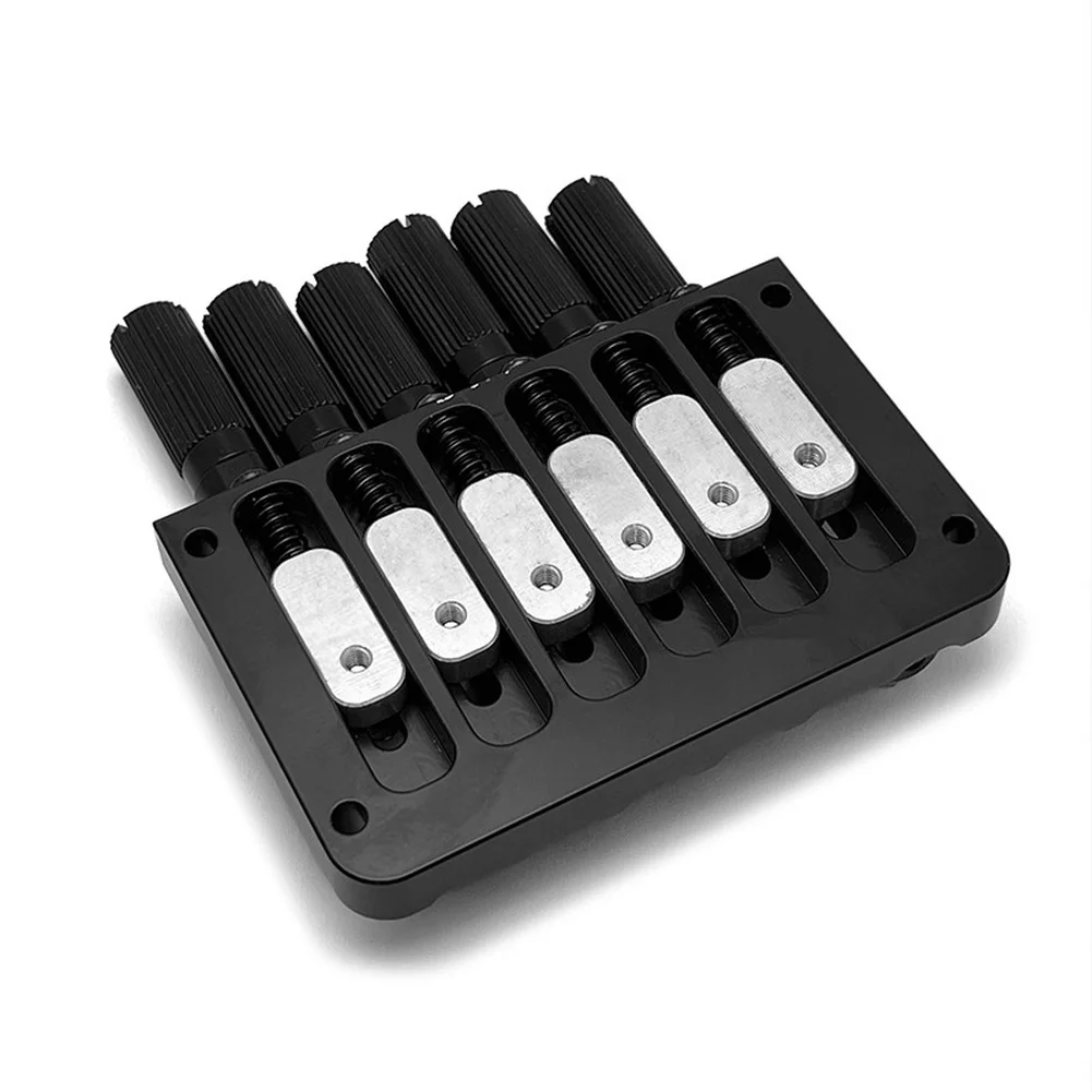 6 String Headless Electric Guitar For Bridge Tailpiece with Zinc Alloy Durability and 10.7mm Adjustable String Spacing