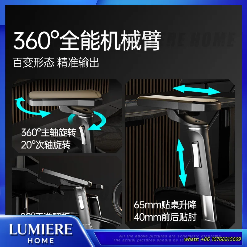 Ergonomic Office Chair for Gaming and Work Adjustable Computer Desk Chair with Lumbar Support High Back Mesh Executive Swivel