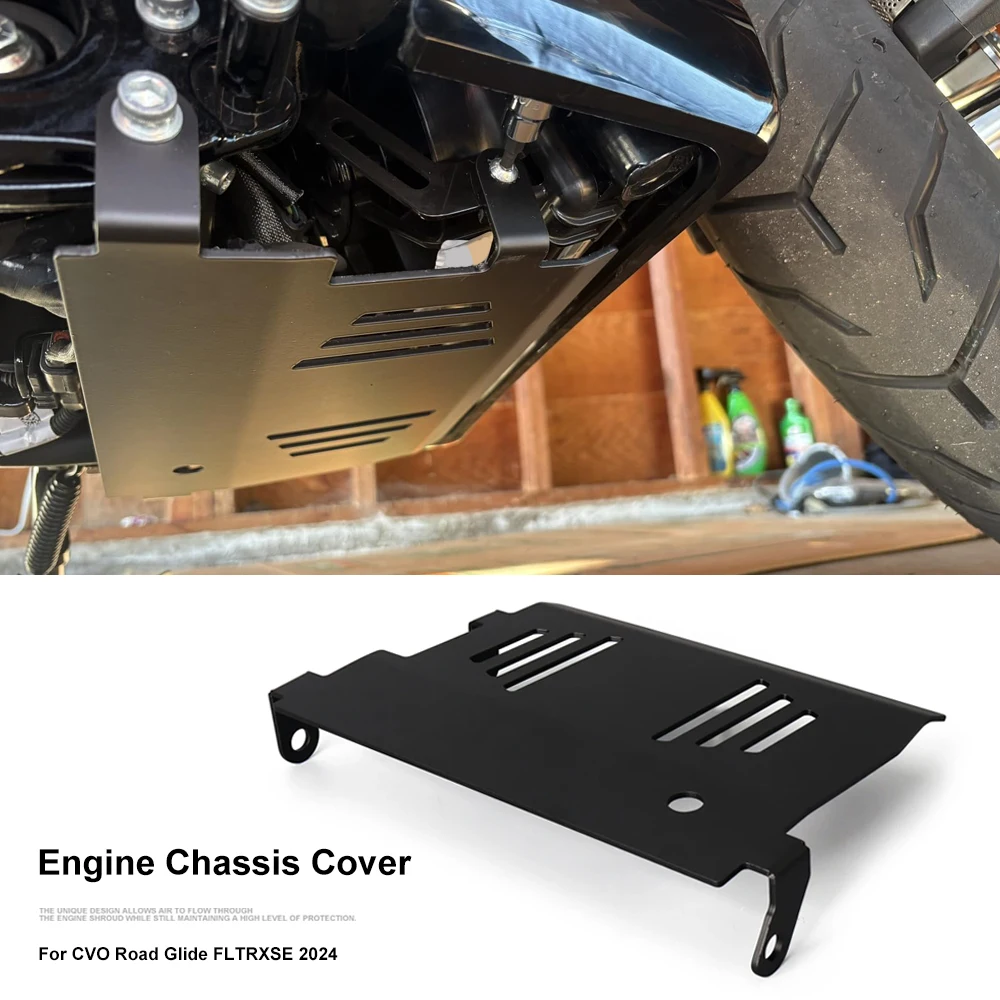 로드 글라이드 FLTRX FLTRXSTSE 스트리트 글라이드 FLHX 2024 2025 엔진 보호 장치 하부 액세서리 스키드 플레이트 하부 엔진
