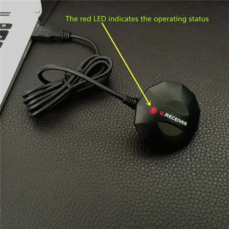 ABGI-3X New USB GPS GLONASS Receiver GNSS Receiver Module Antenna, Replace Bu-353S4, BU353S4, 0183NMEA USB Protocol