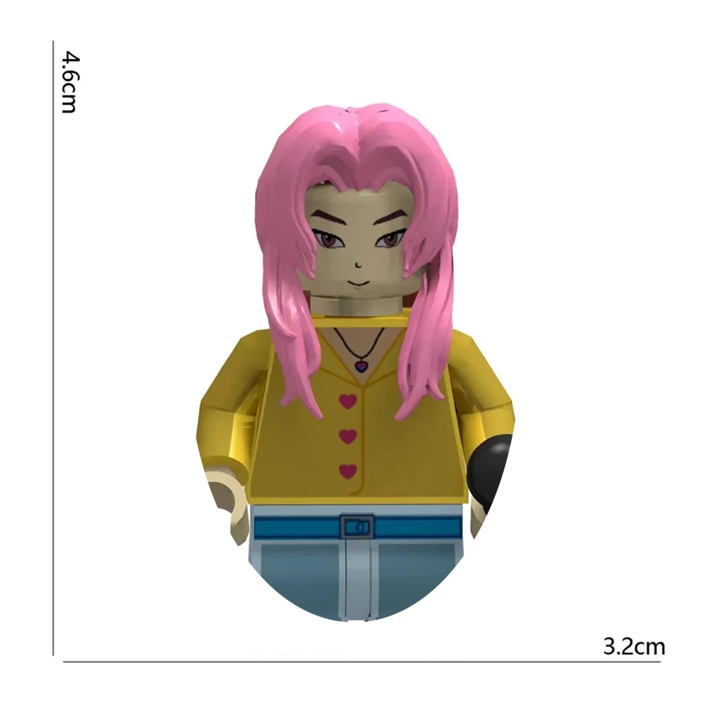 ألعاب KPop الشيطان الصيادين عمل صغير الشكل اللبنات لعبة الأجهزة الطرفية مكتب الديكور جمع أرقام لعبة هدية الكريسماس #5