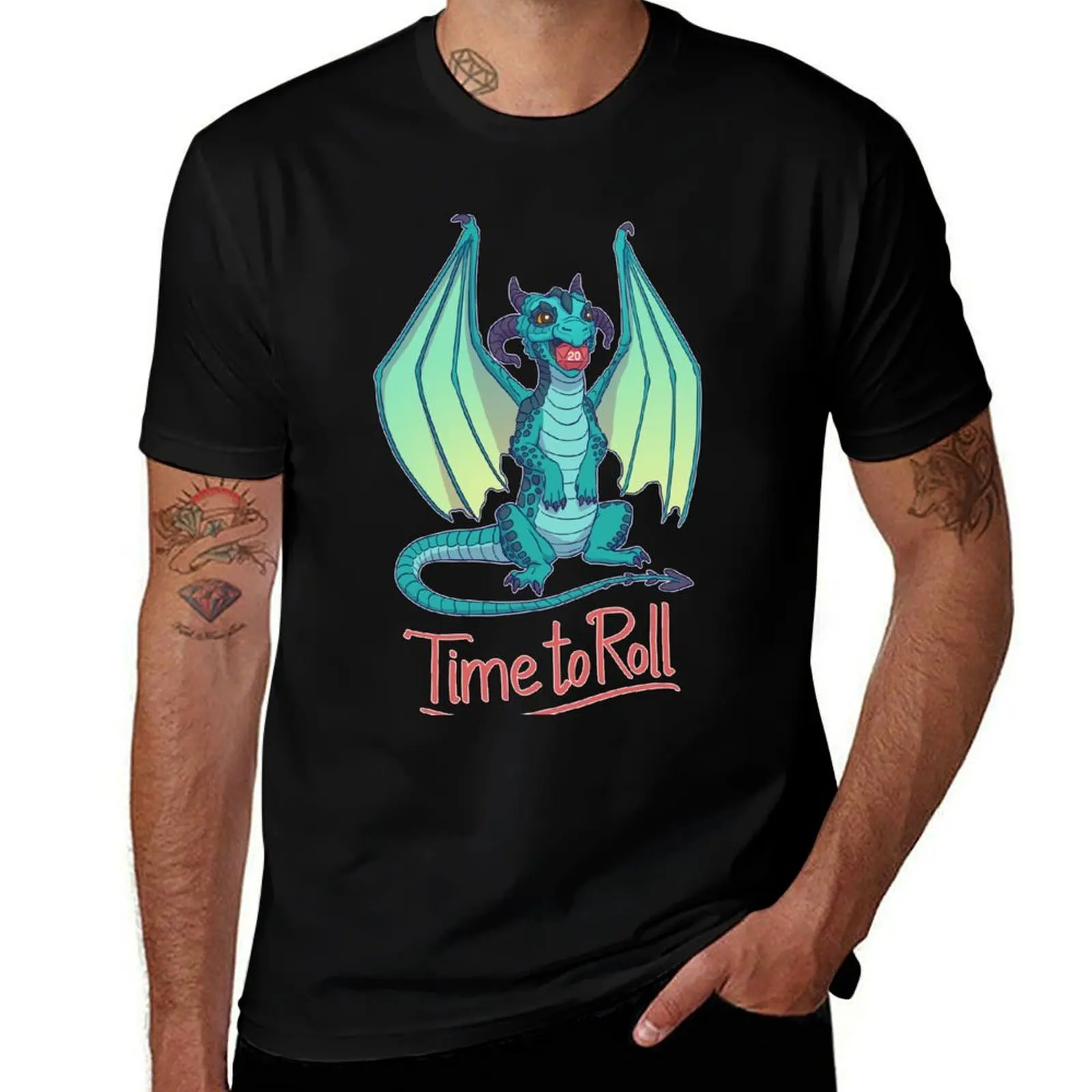 

Turquoise dragon T-Shirt t shirts for man graphic vintage t shirts designer T-Shirt