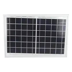 6V 10W Waterproof Portable Solar Panel Charger - Lightweight & Dustproof for small Camps & Drying