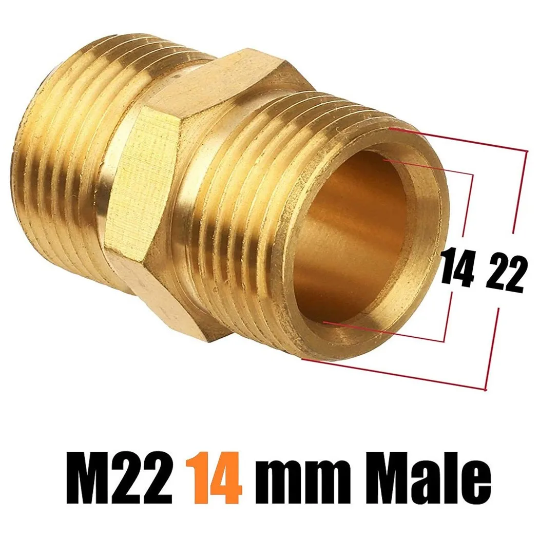 Adattatore per detergenti Torce d'acqua Collegamento vasi di schiuma per Karcher Per Kranzle Ugelli M22 ad alta pressione