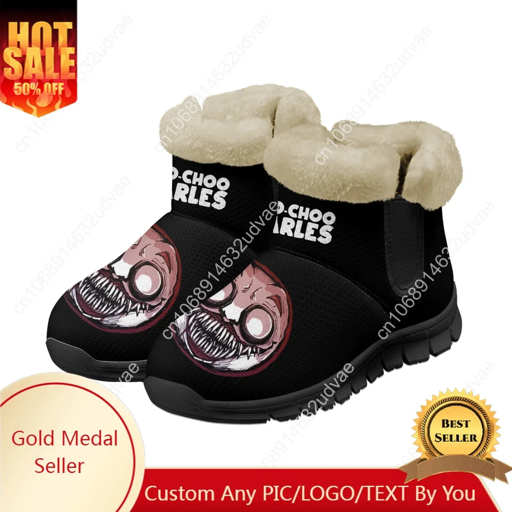 

Зимние ботинки Choo Choo Charles, мужская и женская подростковая обувь, сохраняющая тепло, высококачественные повседневные легкие спортивные кроссовки для пар на заказ
