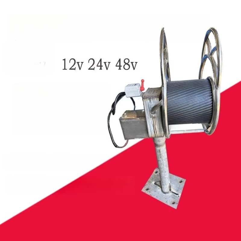 Elektrisches oder hydraulisches Fischernetz-Hauler aus Aluminium, 12 V, 24 V, 48 V