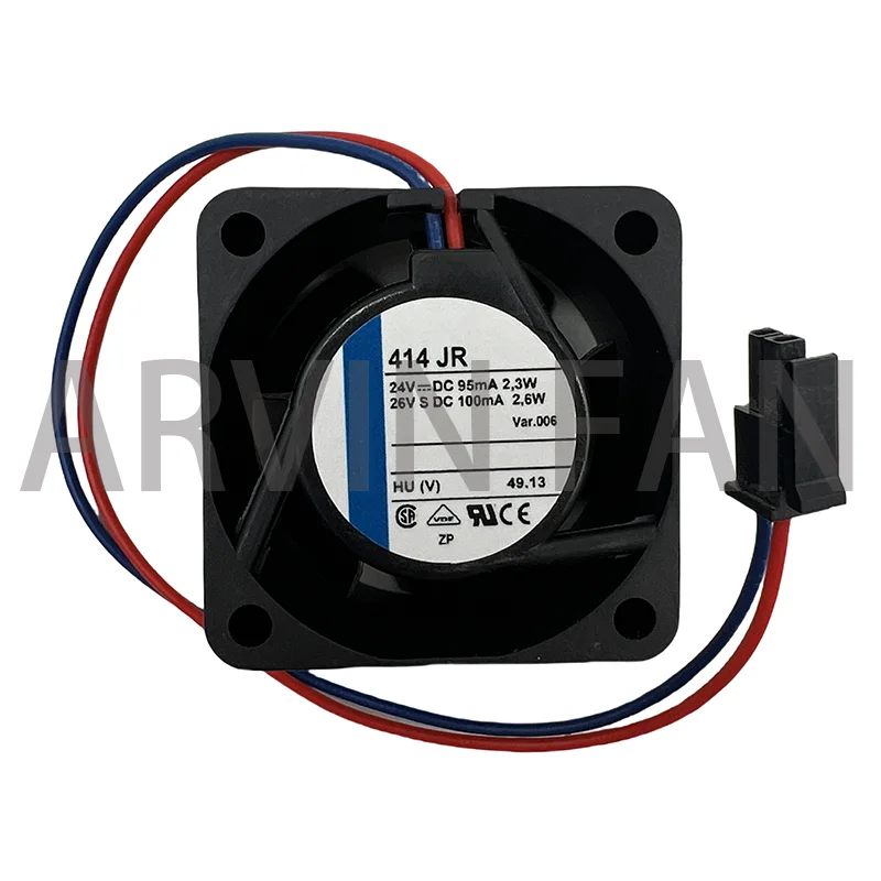 414JR 414 JR 4025 DC 24V 2.3W 95mA 26V 100mA Server Cooling Fan