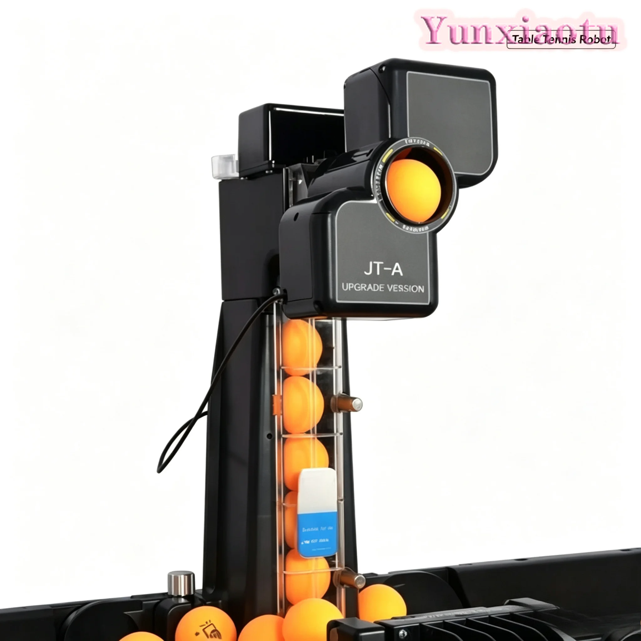 JT-A Service Machine, Automatic, Table Tennis Service Machine, Multi-rotation and Multi-drop Point, Service Machine, Household