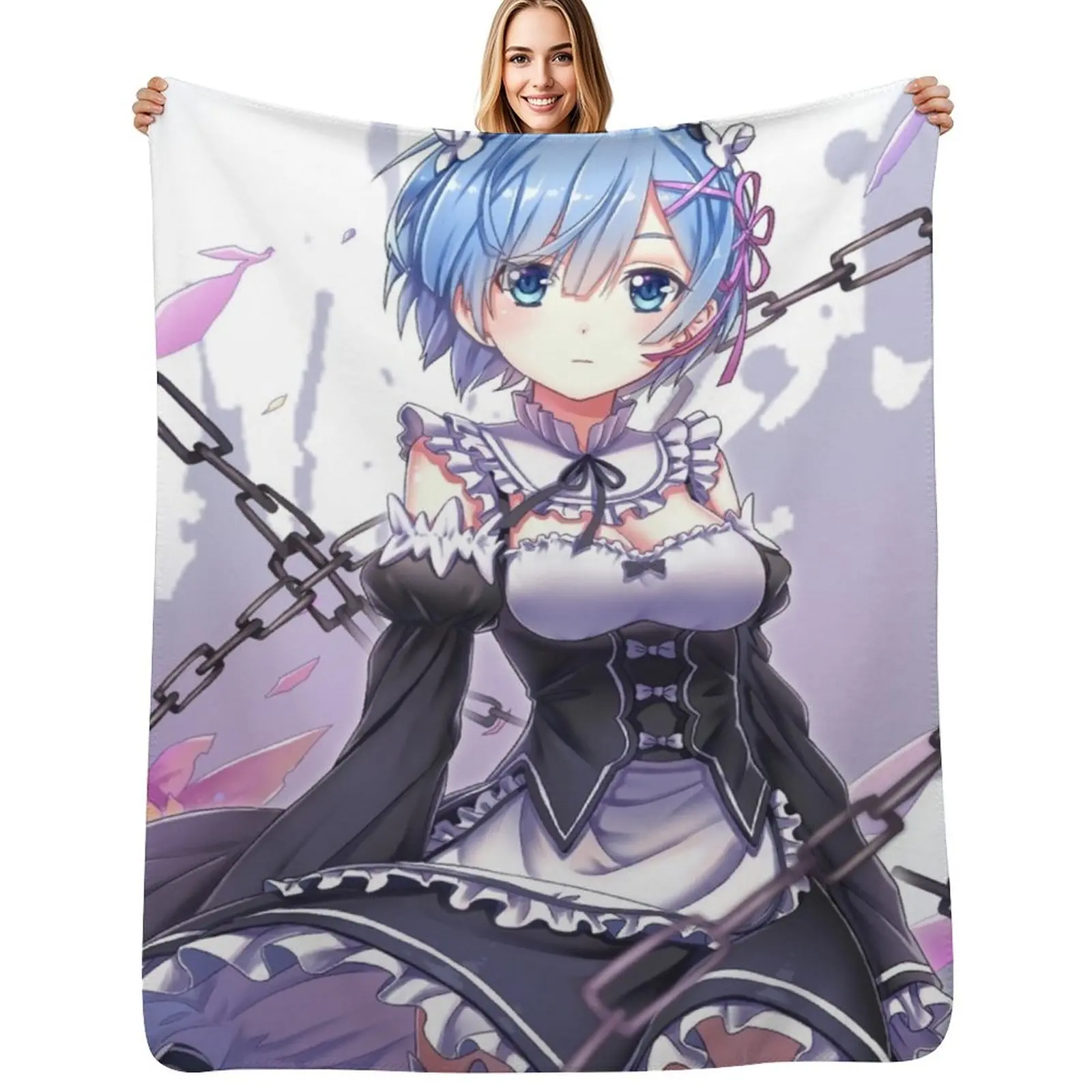 

rem Throw Blanket heavy to sleep for winter warm winter for sofa Blankets