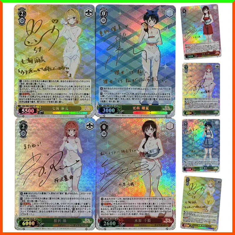 

Аниме Weiss Schwarz DIY ACG Asami Nanami Sakurasawa Sumi Mizuhara Chizuru игры Коллекционные карты игрушки для мальчиков подарки на день рождения