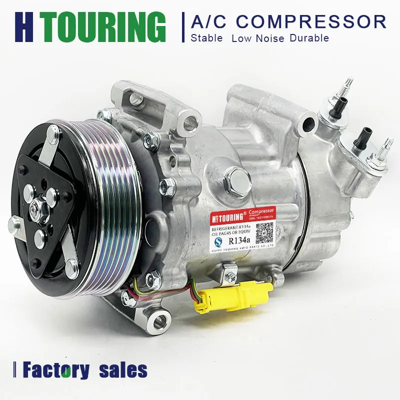 AC Air Conditioning Compressor for MINI R55 Cooper 1.6L 2010-2016 Sd6v12 2758145 64529223392 64522758145 64529213175 64529233392