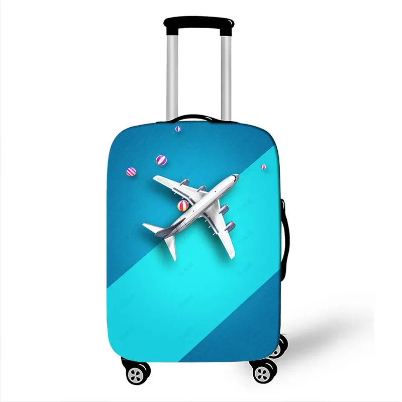 

New Product Directly From The Manufacturer Airplane Printing Box Cover Elastic Travel Trolley Case Thickened Dust Protective