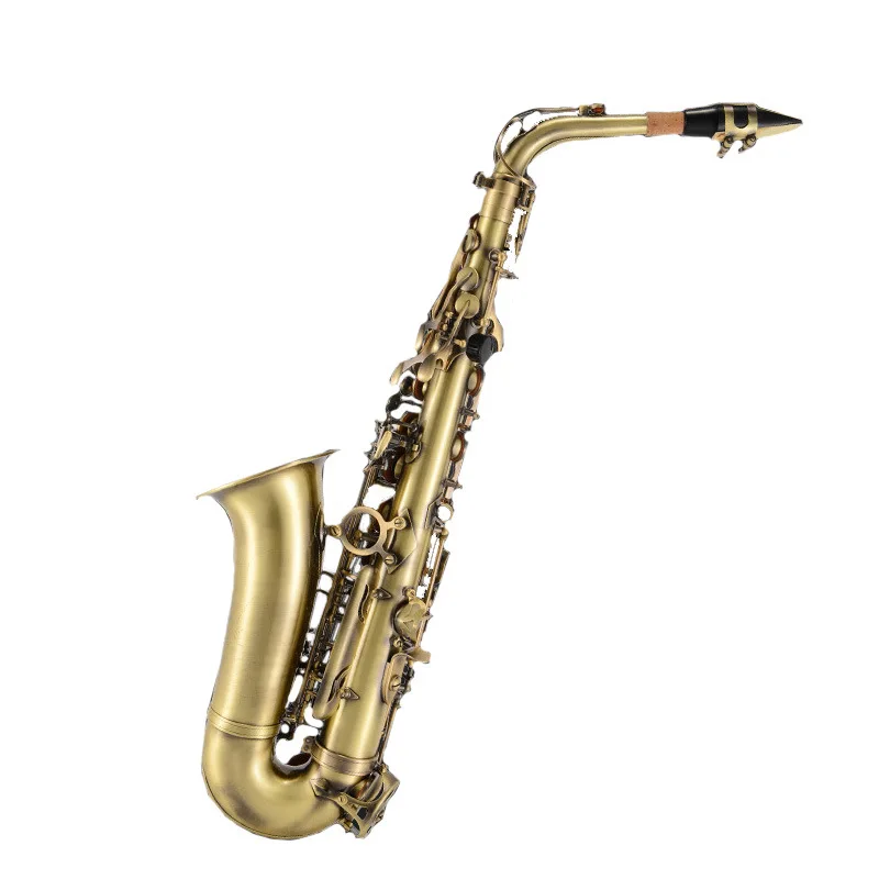 sax alto E-flat saxophone instrument green antique brass craft alto saxophone Y-AS-690