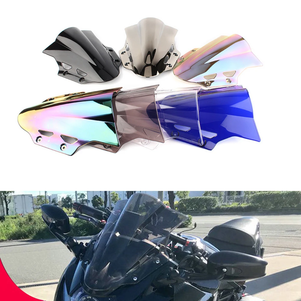

Motorcycle Double Bubble Windshield Deflector Protector Wind Screen For Suzuki GSX250R GSX 250R GSXR 250 2017 2019 2020 2018