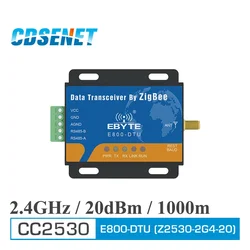 Zigbee CC2530 Modul RS485 240 MHz 20 dBm Mesh Netzwerk Ad Hoc Netzwerk 2,4 GHz Zigbee HF Transceiver E800-DTU (Z2530-485-20)